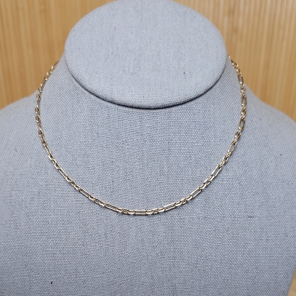 [AERIE] Elegant Gold Chain Looped Choker Necklace [NWOT] - Picture 1 of 14